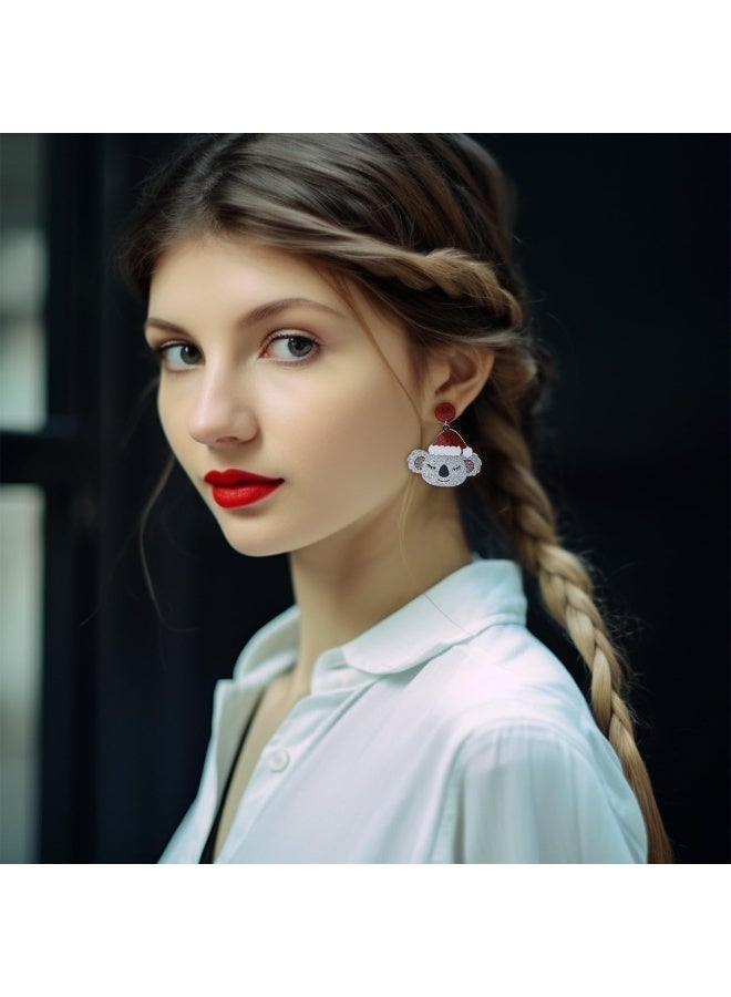 Christmas Earrings For Women, Drop Earrings Holiday Jewerly Festive Decorations Accessories - Image 3